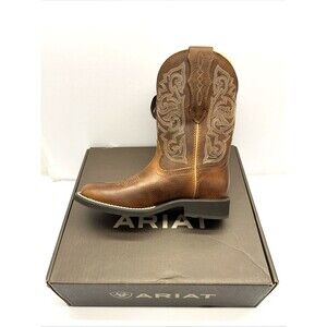 Ariat Delilah Stretch Fit Square Toe Western Boots Spiced Cider Sz Woman 6